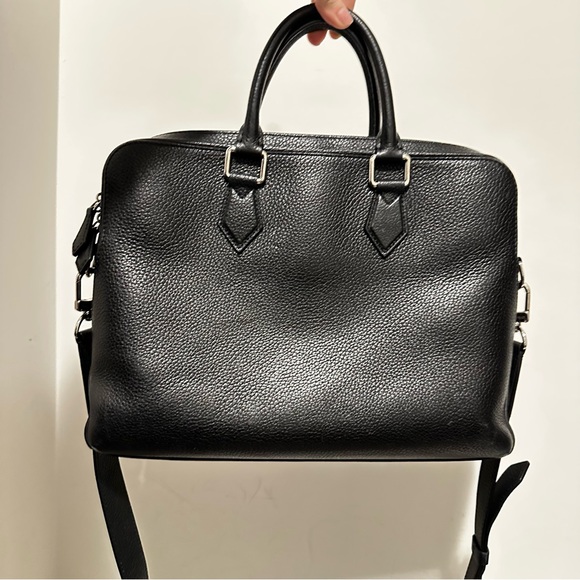 Louis Vuitton Black Taurillon Armand Briefcase MM Leather - Picture 2 of 15